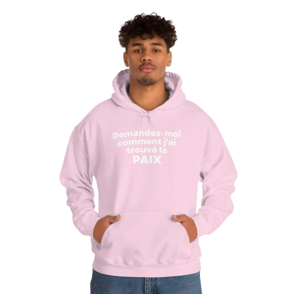 Paix/Peace, Unisex Heavy Blend™ Hooded Sweatshirt (FR CDN)