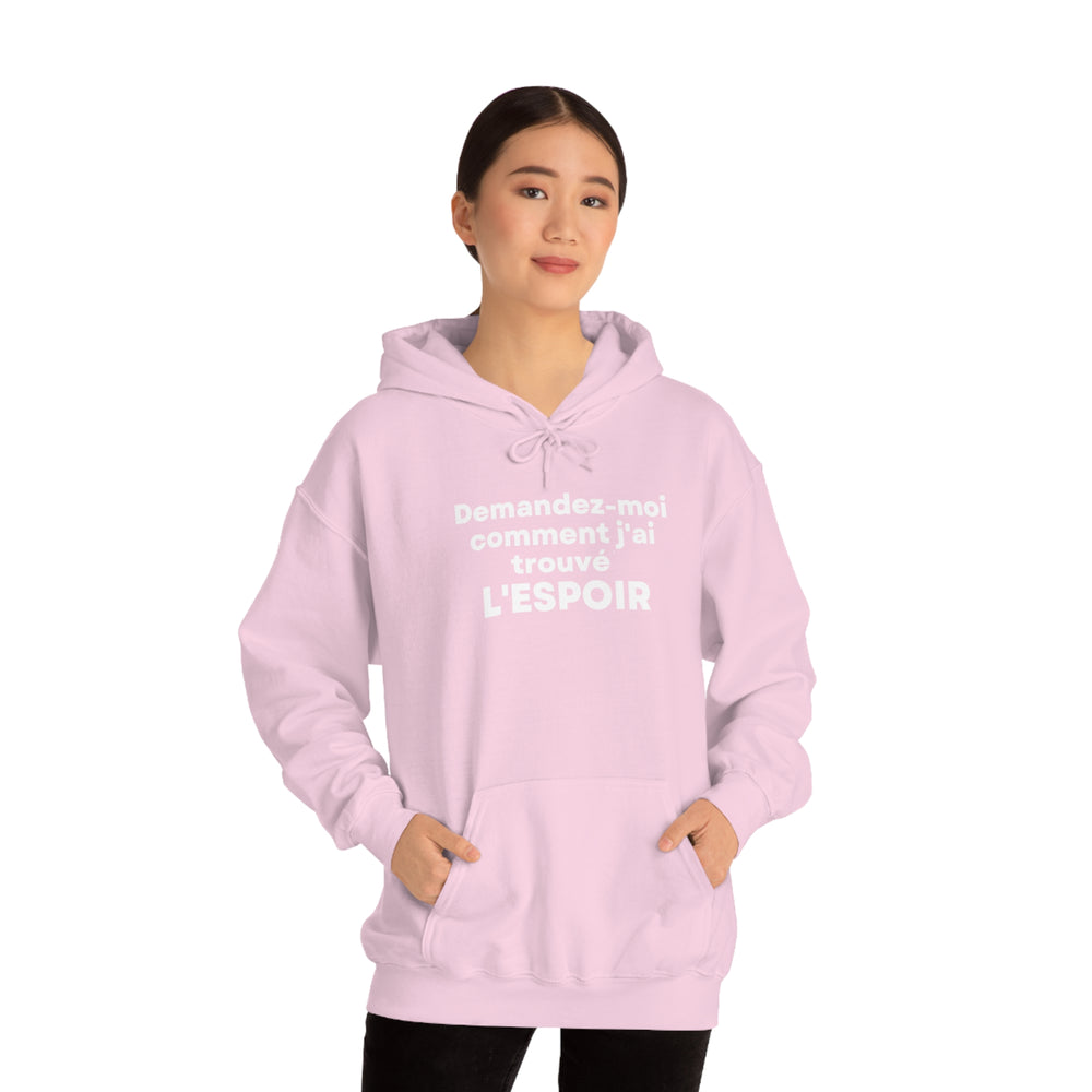 L'espoir/Hope, Unisex Heavy Blend™ Hooded Sweatshirt (FR CDN)