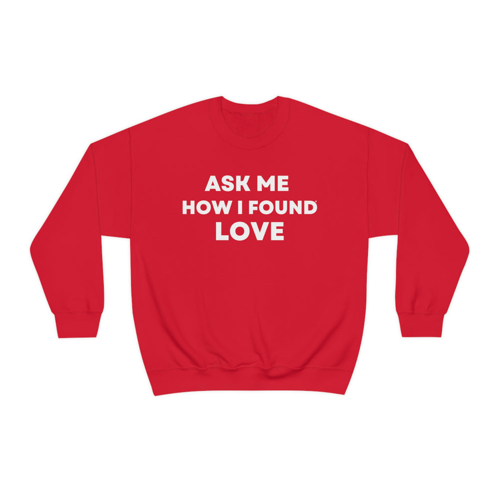 Love, Unisex Heavy Blend™ Crewneck Sweatshirt (ENG UK)