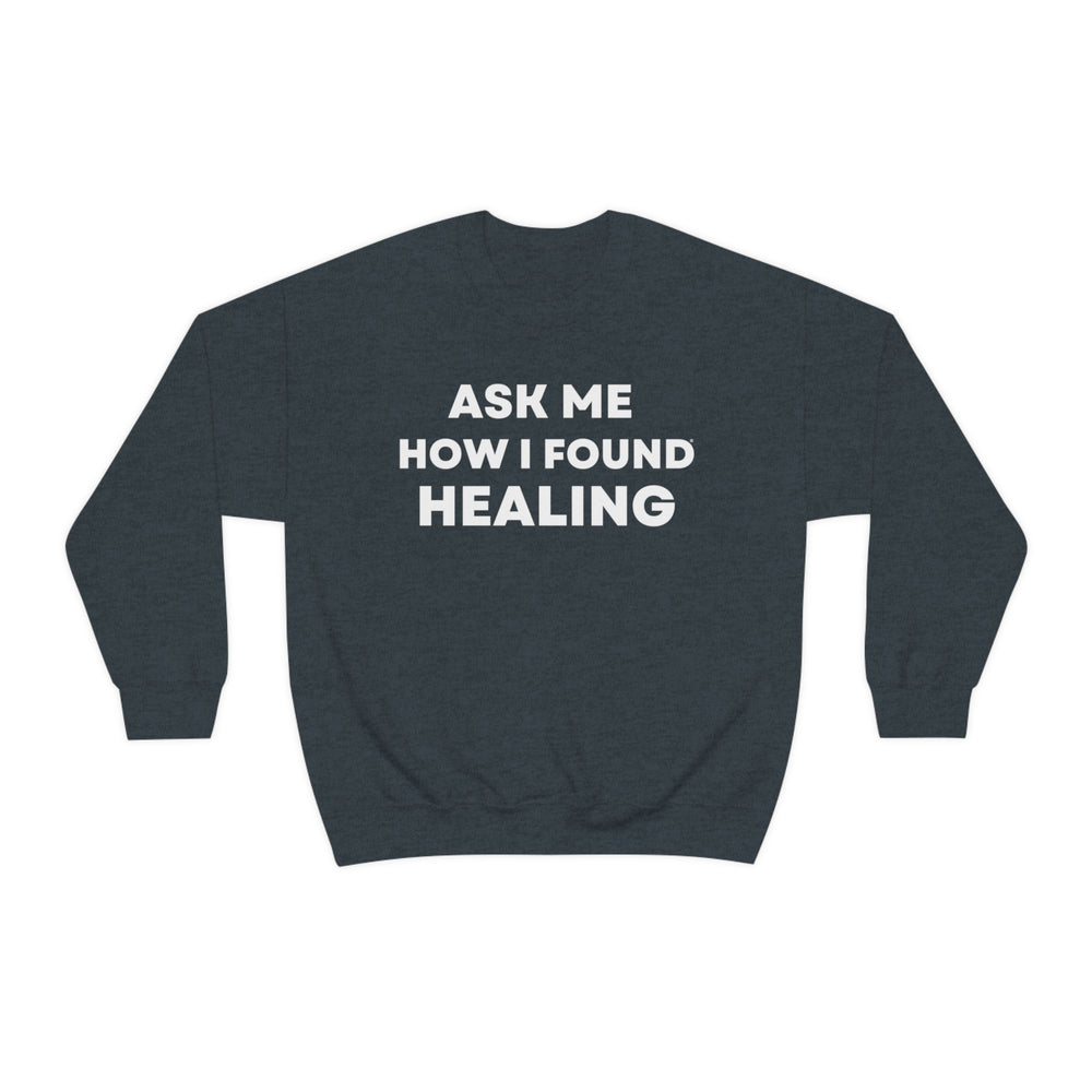 Healing, Unisex Heavy Blend™ Crewneck Sweatshirt (ENG UK)
