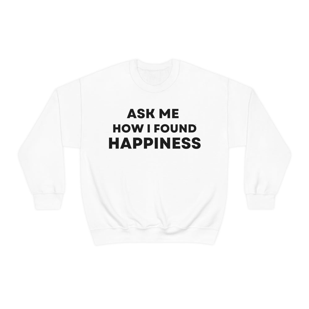 Happiness, Unisex Heavy Blend™ Crewneck Sweatshirt (ENG UK)