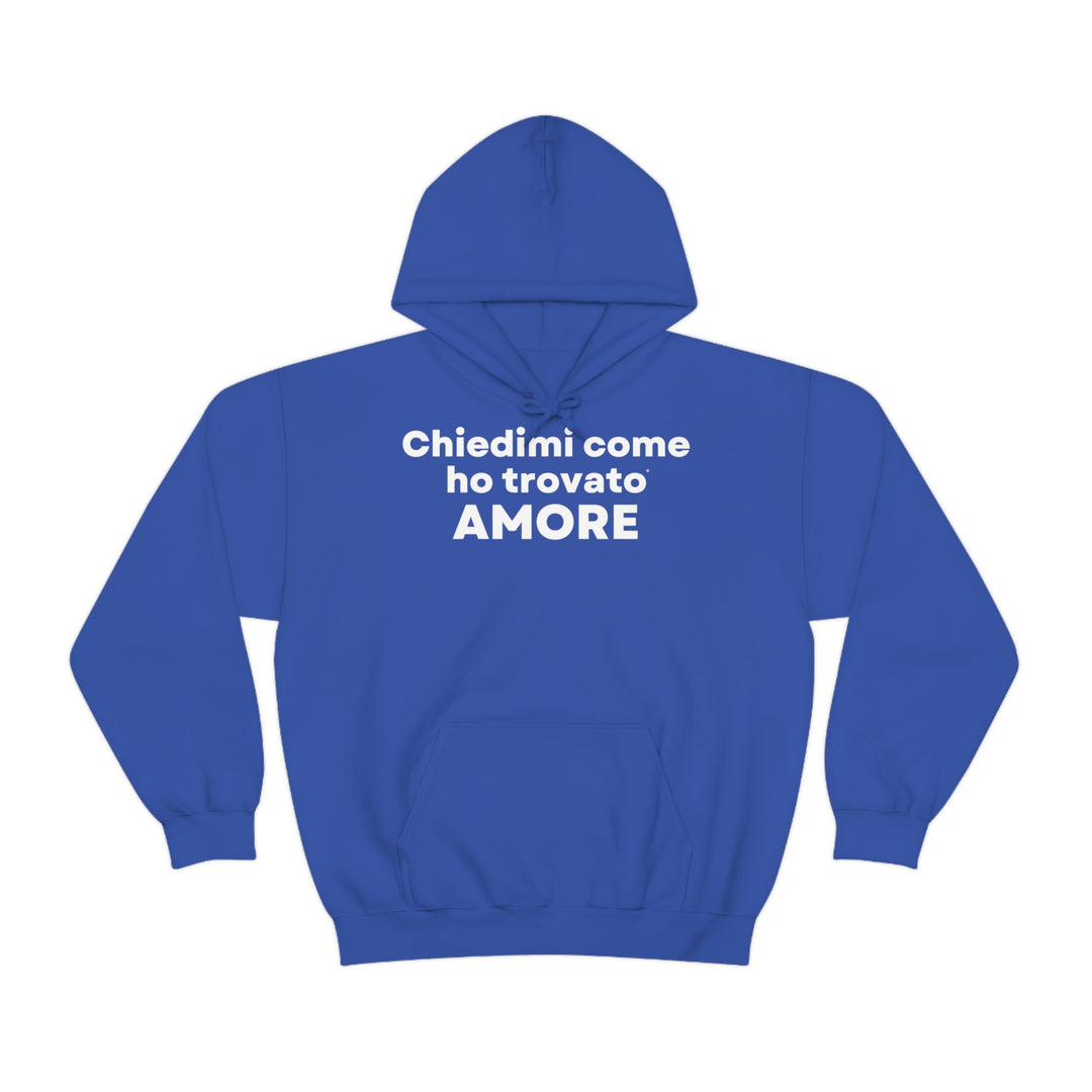 Amore/Love, Unisex Heavy Blend™ Hooded Sweatshirt ( IT EU)