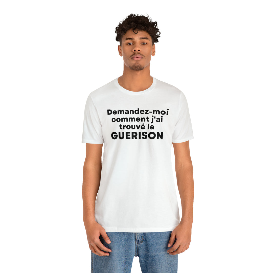 Guerison/Healing, Unisex Jersey Short Sleeve Tee (FR CDN)