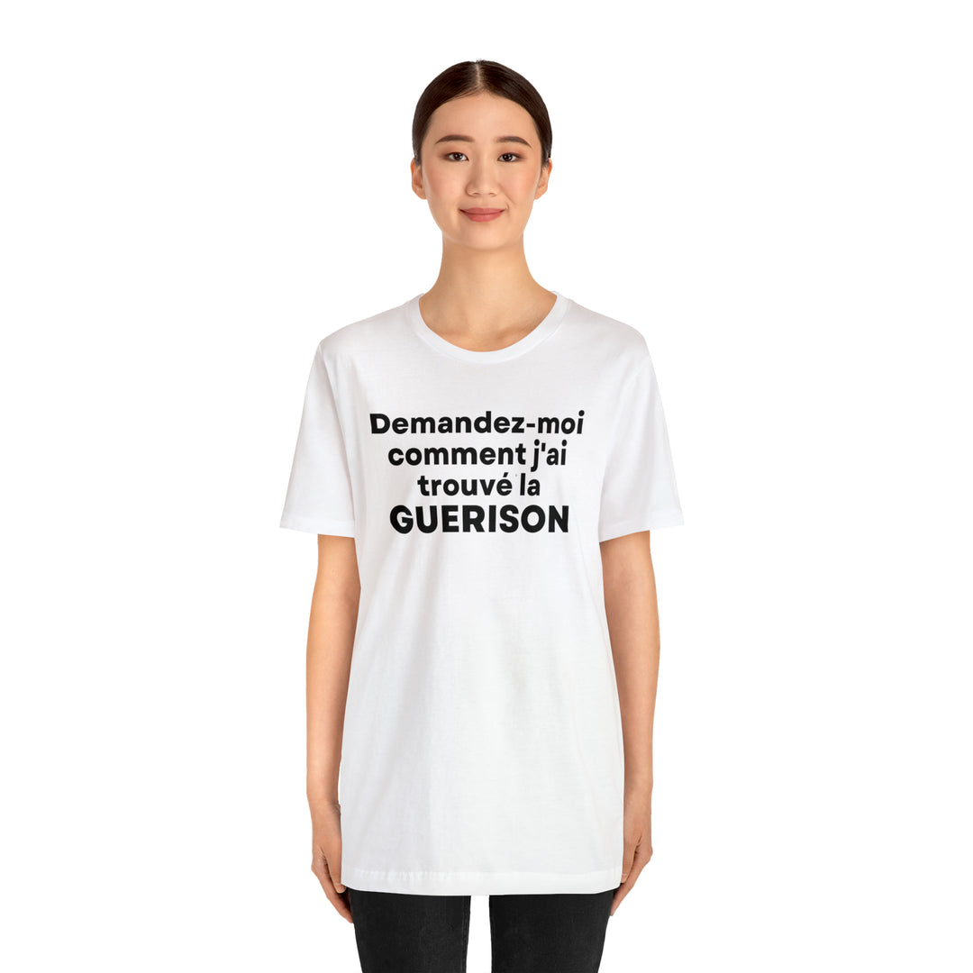 Guerison/Healing, Unisex Jersey Short Sleeve Tee (FR CDN)