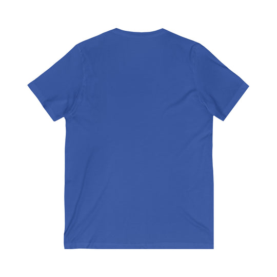 Happiness, Unisex Jersey Short Sleeve V-Neck Tee (ENG CDN)