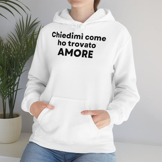 Amore/Love, Unisex Heavy Blend™ Hooded Sweatshirt ( IT EU)