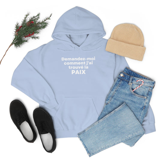 Paix/Peace, Unisex Heavy Blend™ Hooded Sweatshirt (FR CDN)