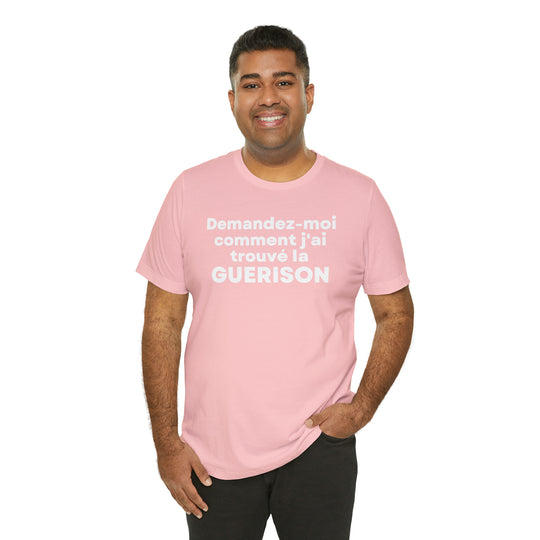 Guerison/Healing, Unisex Jersey Short Sleeve Tee (FR CDN)