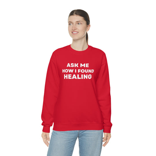 Healing, Unisex Heavy Blend™ Crewneck Sweatshirt (ENG CDN)