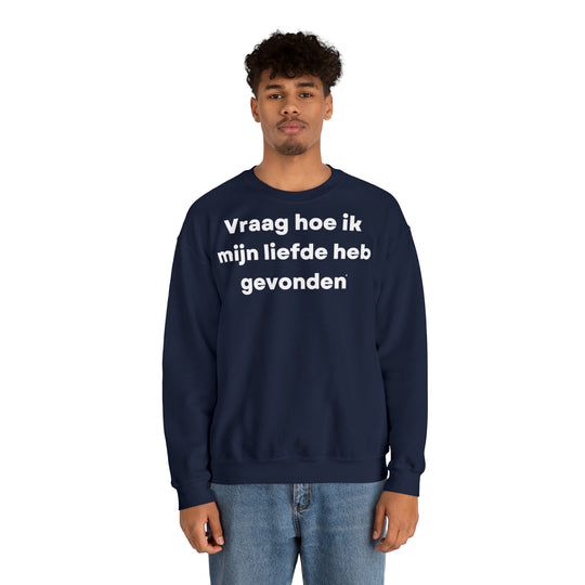Liefde/Love, Unisex Heavy Blend™ Crewneck Sweatshirt (NL EU)