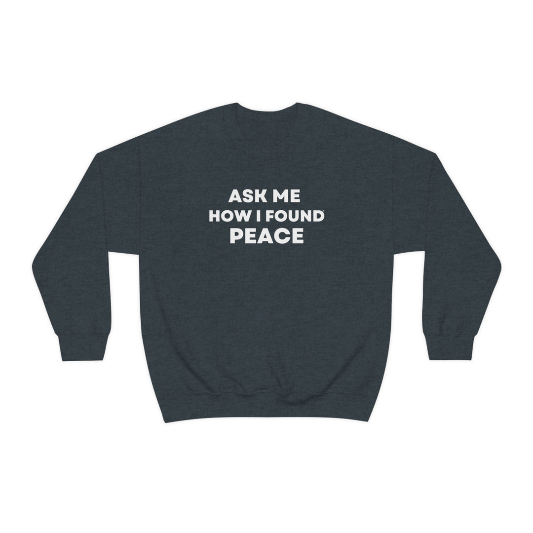 Peace, Unisex Heavy Blend™ Crewneck Sweatshirt (ENG CDN)