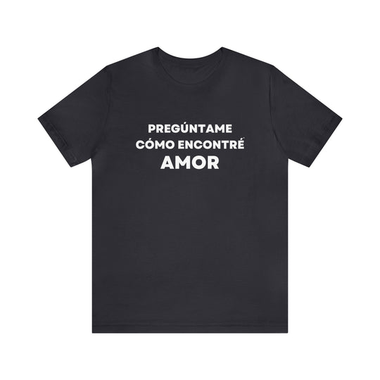 Amor/Love, Unisex Jersey Short Sleeve Tee (ES CDN)