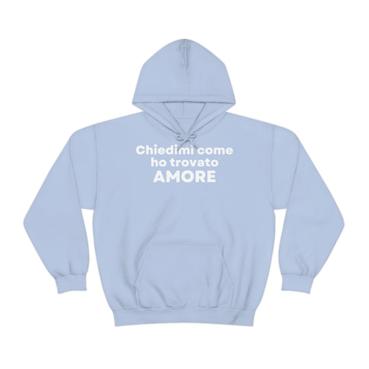 Amore/Love, Unisex Heavy Blend™ Hooded Sweatshirt ( IT EU)