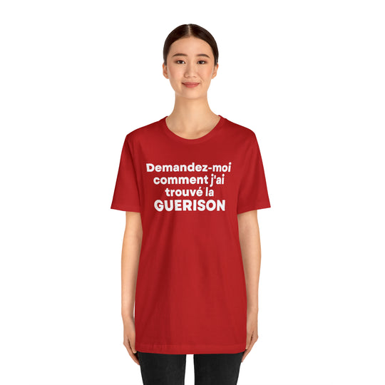 Guerison/Healing, Unisex Jersey Short Sleeve Tee (FR CDN)