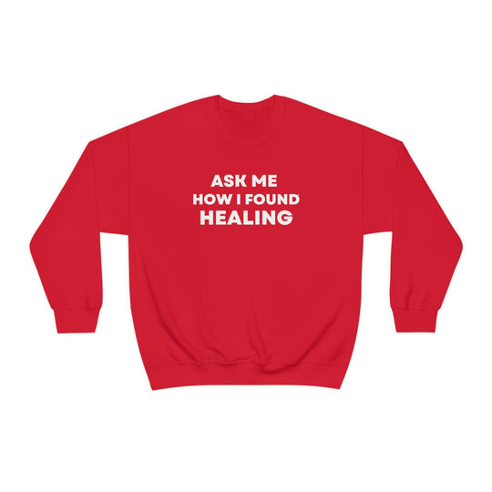 Healing, Unisex Heavy Blend™ Crewneck Sweatshirt (ENG CDN)