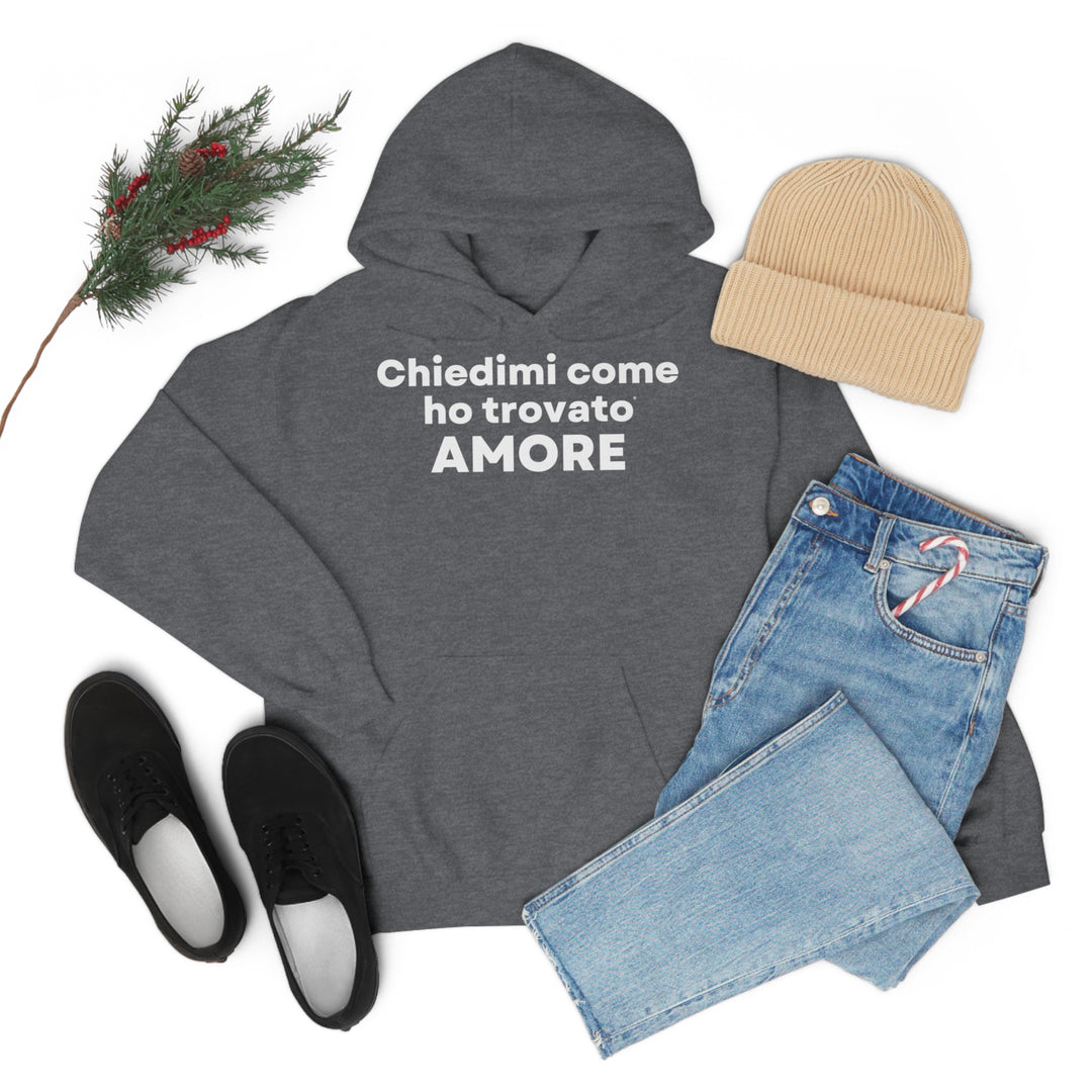 Amore/Love, Unisex Heavy Blend™ Hooded Sweatshirt ( IT EU)