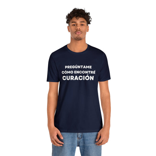 Curación/Healing, Unisex Jersey Short Sleeve Tee (ES CDN)