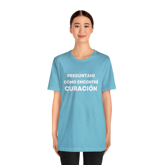 Curación/Healing, Unisex Jersey Short Sleeve Tee (ES CDN)