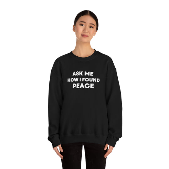 Peace, Unisex Heavy Blend™ Crewneck Sweatshirt (ENG CDN)