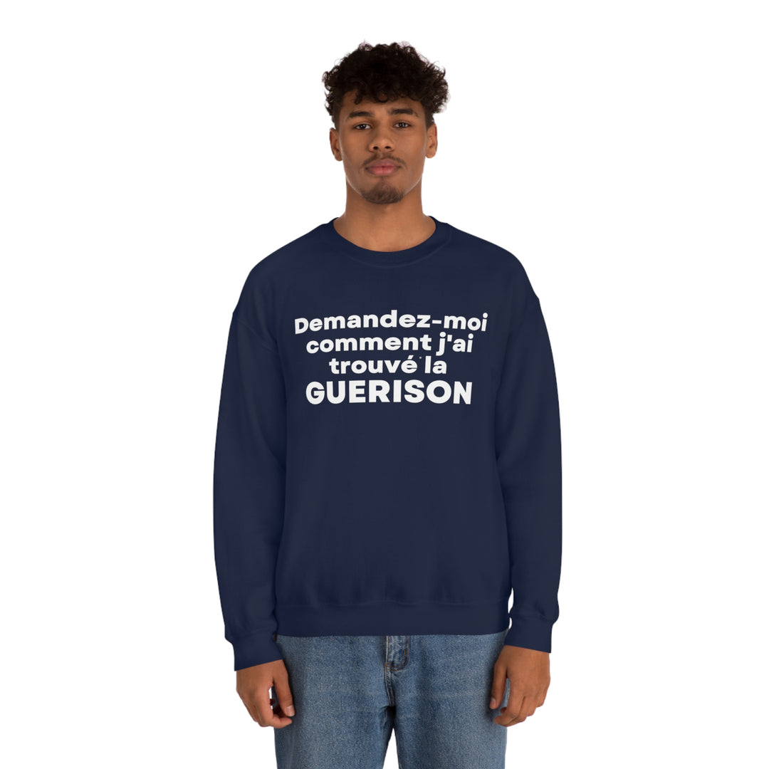 Guerison/Healing, Unisex Heavy Blend™ Crewneck Sweatshirt (FR CDN)