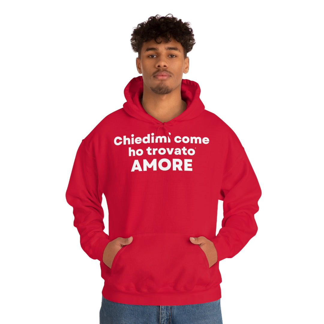 Amore/Love, Unisex Heavy Blend™ Hooded Sweatshirt ( IT EU)