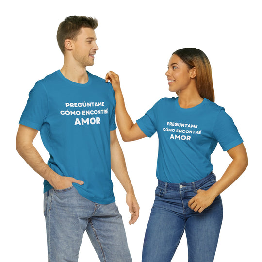 Amor/Love, Unisex Jersey Short Sleeve Tee (ES CDN)