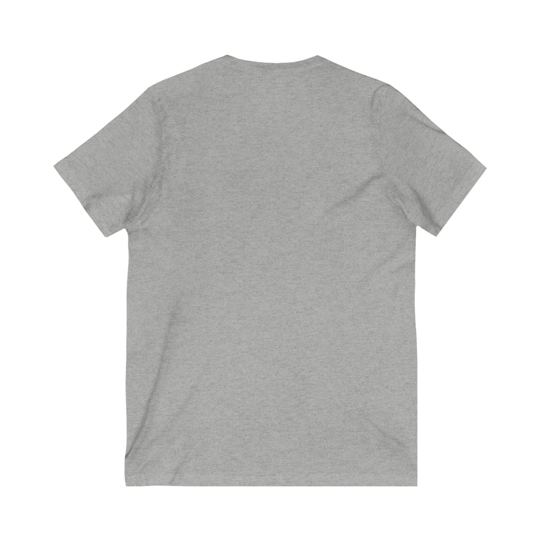 Paz/Peace, Unisex Jersey Short Sleeve V-Neck Tee (ES CDN)
