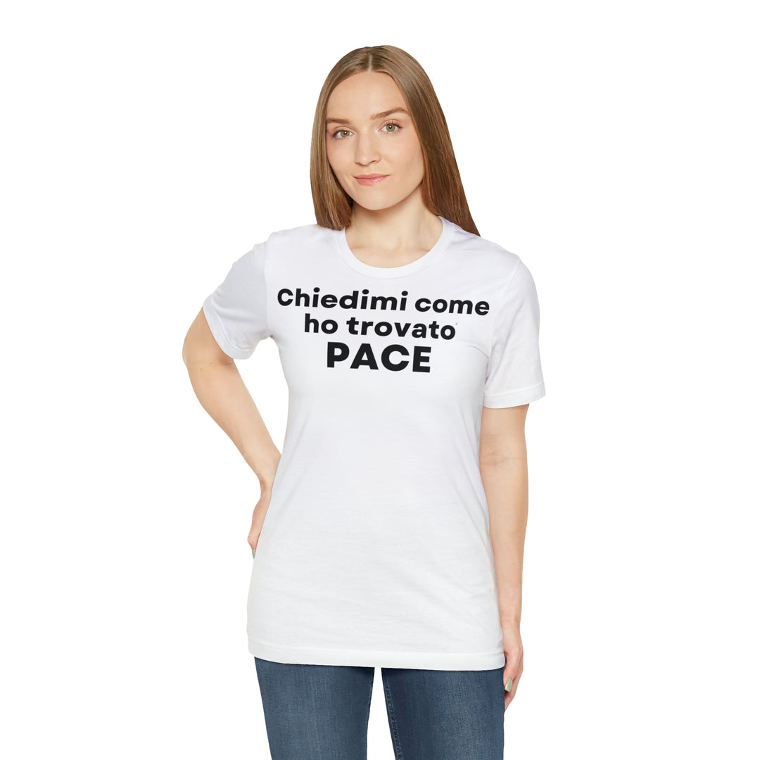 Pace/Peace, Unisex Jersey Short Sleeve Tee (IT EU)