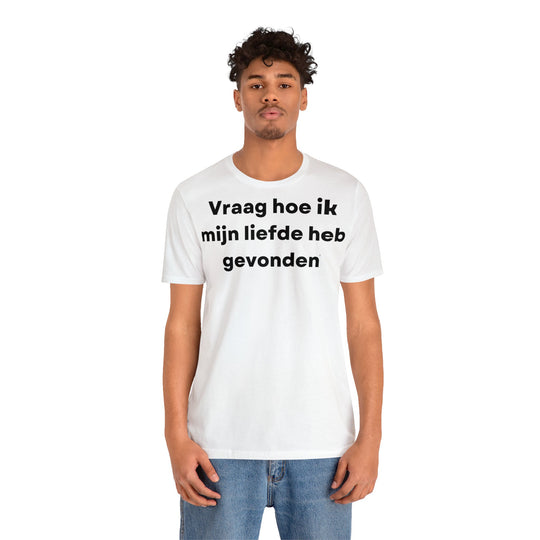 Liefde/Love, Unisex Jersey Short Sleeve Tee (NL EU)