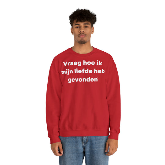 Liefde/Love, Unisex Heavy Blend™ Crewneck Sweatshirt (NL EU)