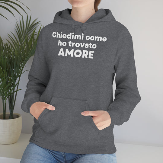 Amore/Love, Unisex Heavy Blend™ Hooded Sweatshirt ( IT EU)