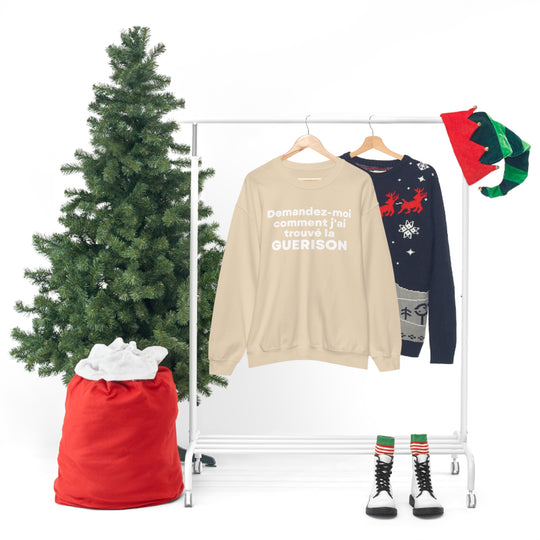 Guerison/Healing, Unisex Heavy Blend™ Crewneck Sweatshirt (FR CDN)