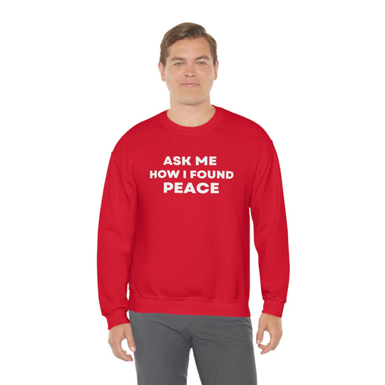 Peace, Unisex Heavy Blend™ Crewneck Sweatshirt (ENG CDN)