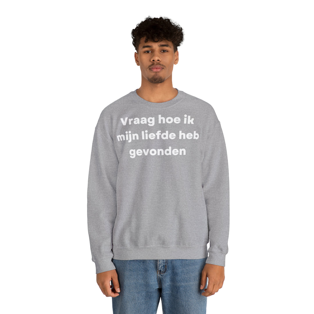 Liefde/Love, Unisex Heavy Blend™ Crewneck Sweatshirt (NL EU)