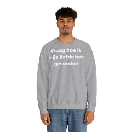 Liefde/Love, Unisex Heavy Blend™ Crewneck Sweatshirt (NL EU)