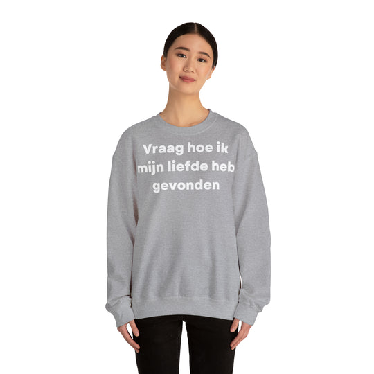 Liefde/Love, Unisex Heavy Blend™ Crewneck Sweatshirt (NL EU)