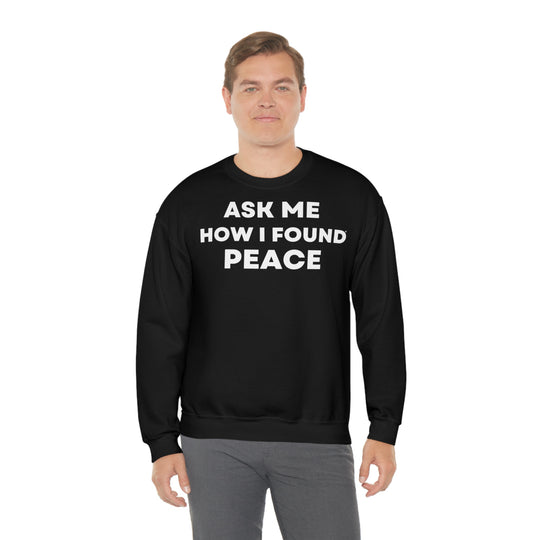 Peace, Unisex Heavy Blend™ Crewneck Sweatshirt (ENG EU)