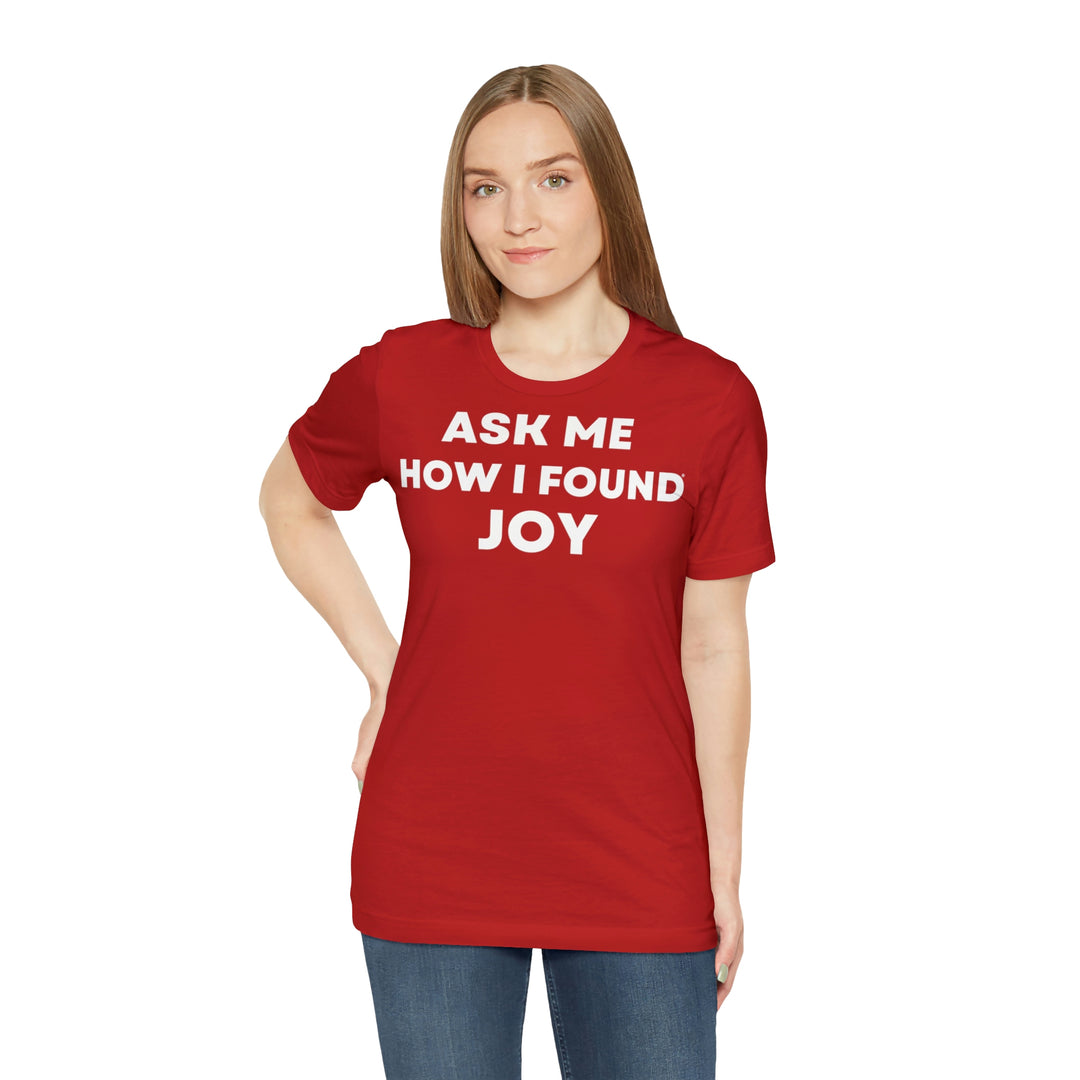 Joy, Unisex Jersey Short Sleeve Tee (ENG EU)