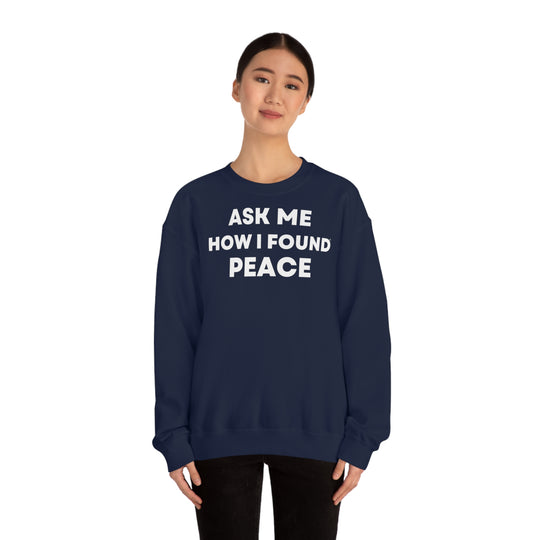 Peace, Unisex Heavy Blend™ Crewneck Sweatshirt (ENG EU)