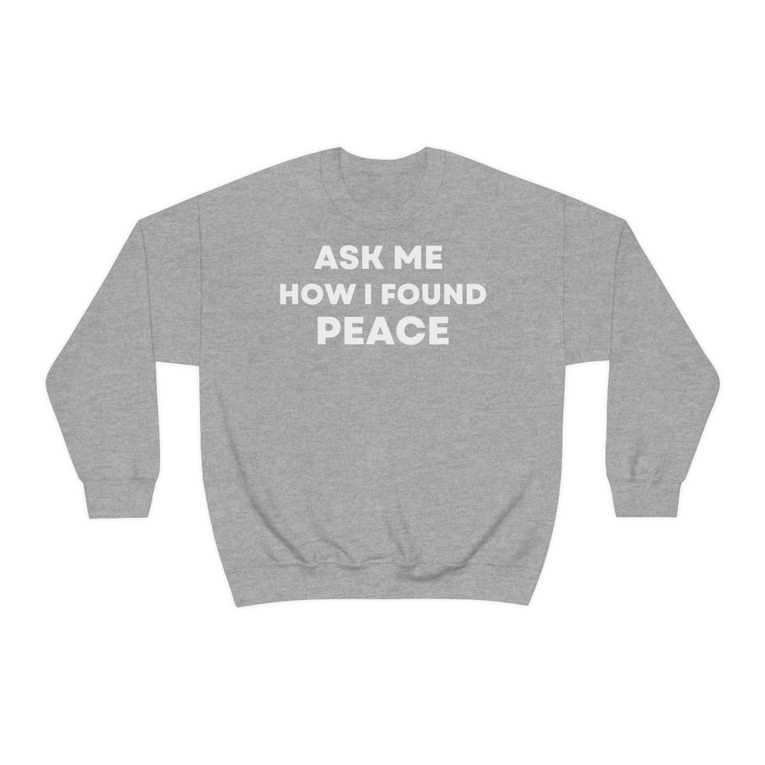 Peace, Unisex Heavy Blend™ Crewneck Sweatshirt (ENG EU)