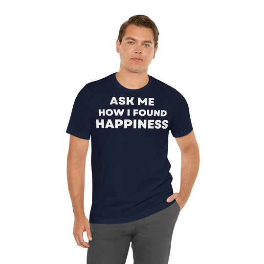 Happiness, Unisex Jersey Short Sleeve Tee (DE)