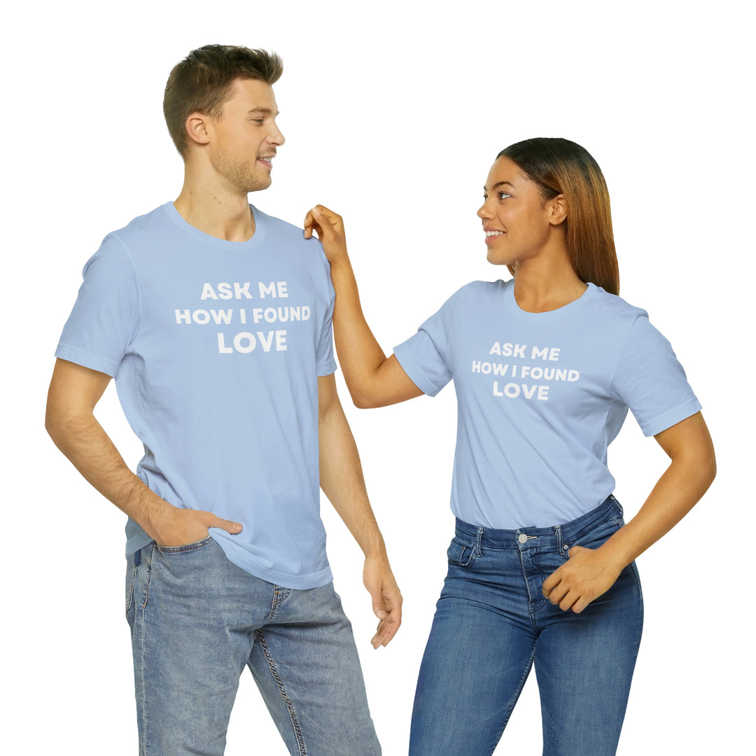Love, Unisex Jersey Short Sleeve Tee (ENG CDN)