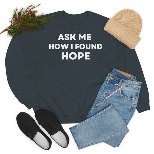 Hope, Unisex Heavy Blend™ Crewneck Sweatshirt (ENG EU)
