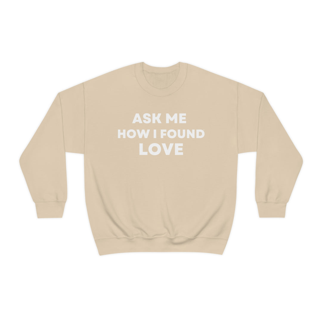 Love, Unisex Heavy Blend™ Crewneck Sweatshirt (ENG UK)