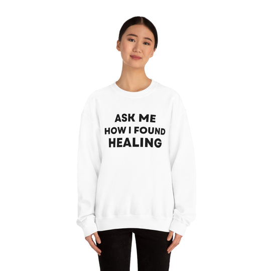 Healing, Unisex Heavy Blend™ Crewneck Sweatshirt (ENG UK)