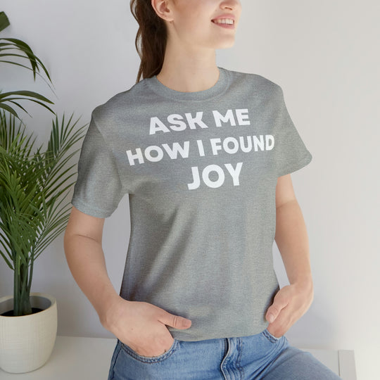 Joy, Unisex Jersey Short Sleeve Tee (ENG EU)