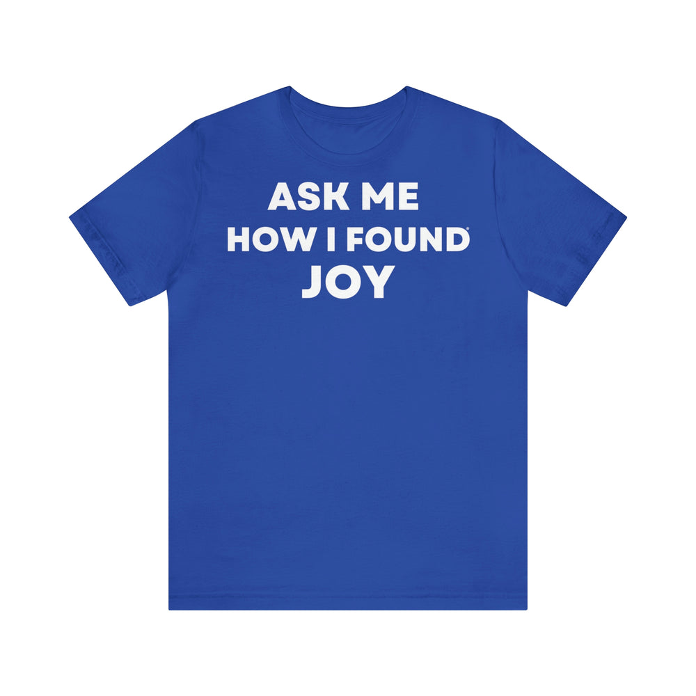 Joy, Unisex Jersey Short Sleeve Tee (ENG EU)