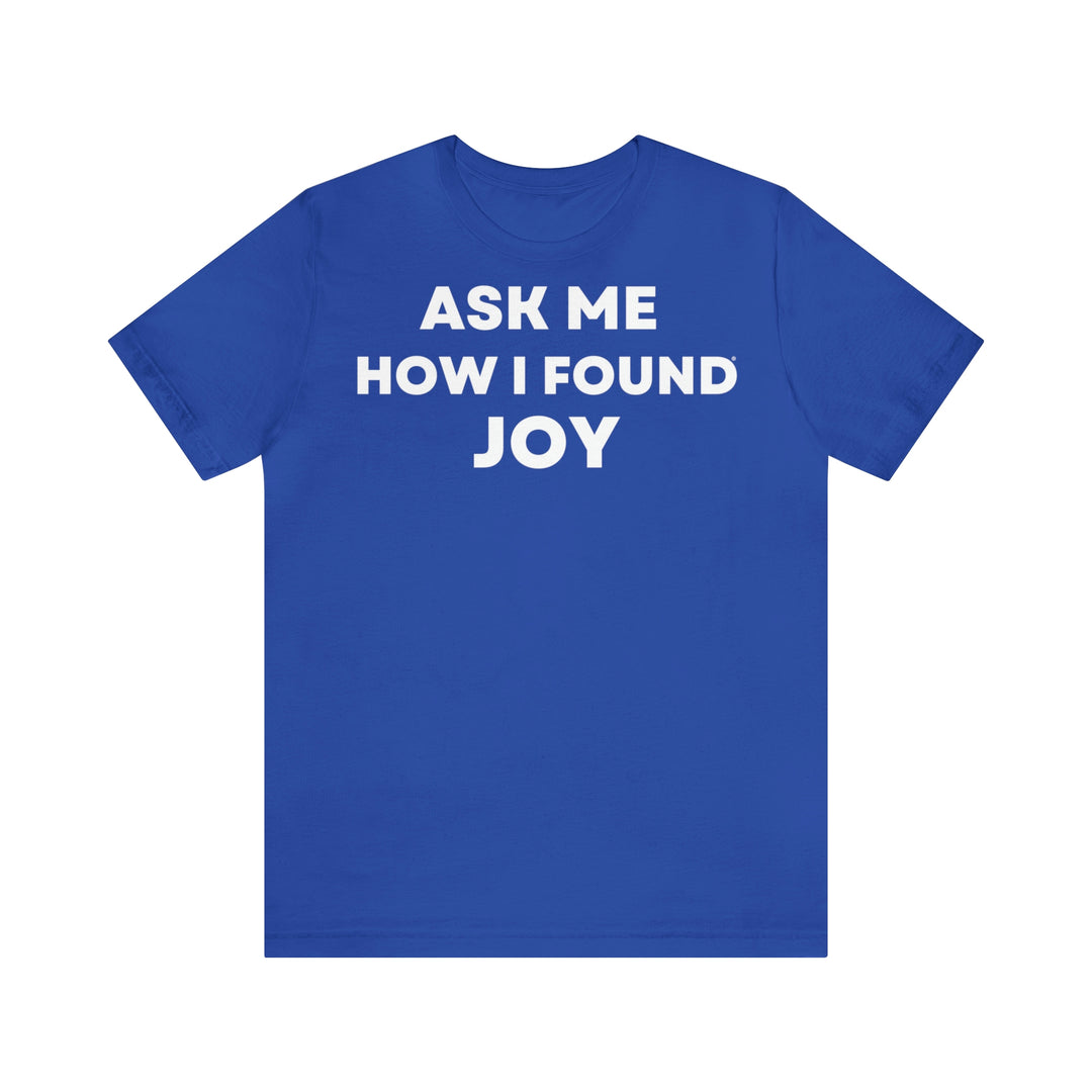 Joy, Unisex Jersey Short Sleeve Tee (ENG EU)
