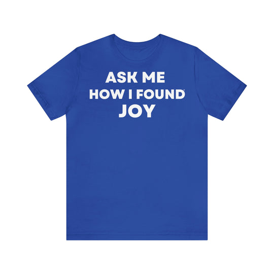 Joy, Unisex Jersey Short Sleeve Tee (ENG EU)