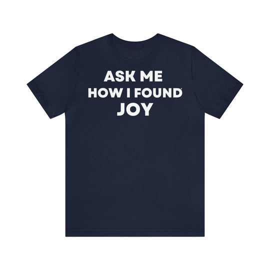 Joy, Unisex Jersey Short Sleeve Tee (ENG EU)
